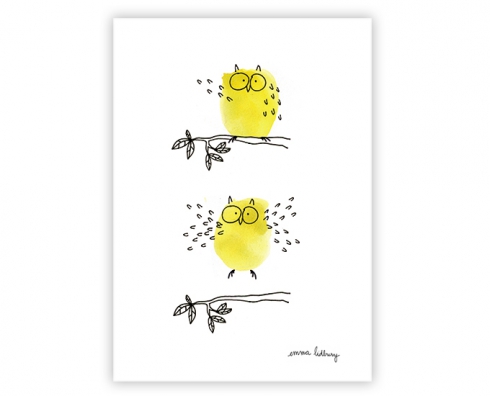 lacarteriedemma-lidbury-carte-Illustration-hibou-vole-jaune lacarteriedemma-lidbury-carte-Illustration-hibou-vole-jaune