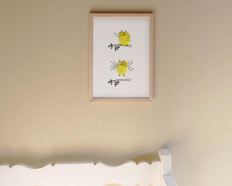 lacarteriedemma-lidbury-illustrations-happy-hibou-owl-yellow-jaune-birth-baby-kids-love-lyon