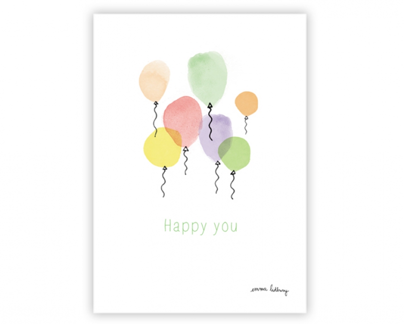 lacarteriedemma-lidbury-carte-Illustration-ballon-enfant-kids-hello-happy