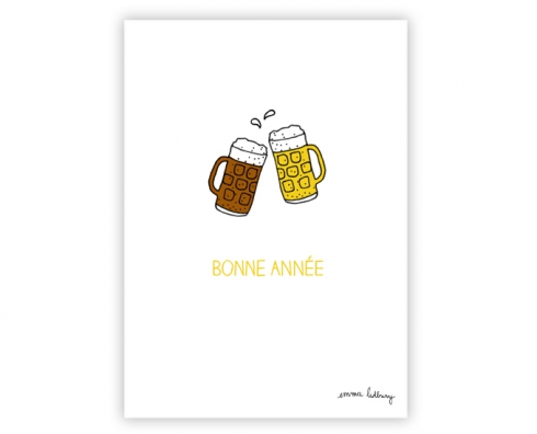 lacarteriedemma-lidbury-carte-Illustration-bonne-annee-biere lacarteriedemma-lidbury-carte-Illustration-bonne-annee-biere