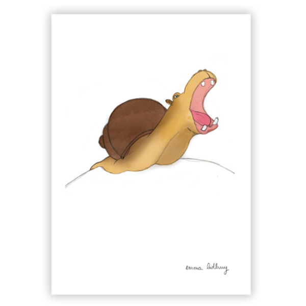 lacarteriedemma-lidbury-carte-Illustration-hippopotame-escargot